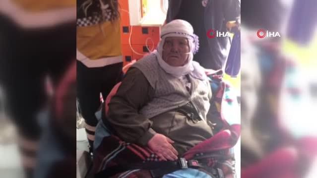 Son dakika haber | Obezite rahatsızlığı olan yaşlı kadın hastaneye böyle ulaştırıldı