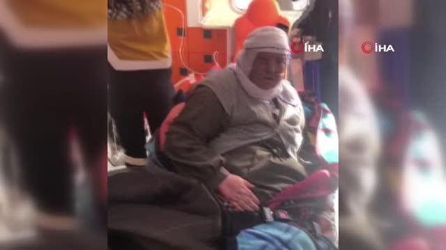 Son dakika haber | Obezite rahatsızlığı olan yaşlı kadın hastaneye böyle ulaştırıldı