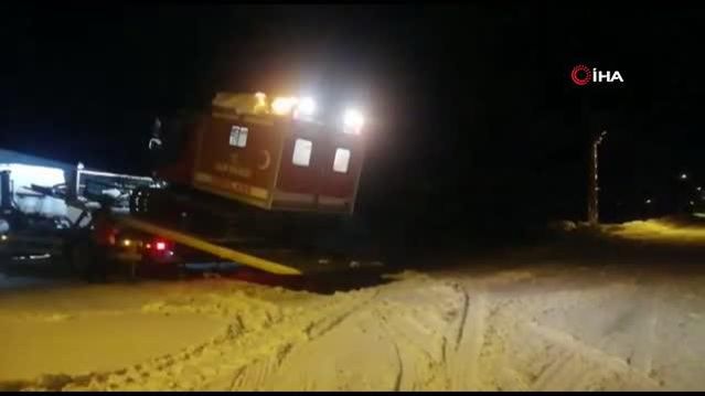 UMKE, köyde mahsur kalan hastayı kurtardı