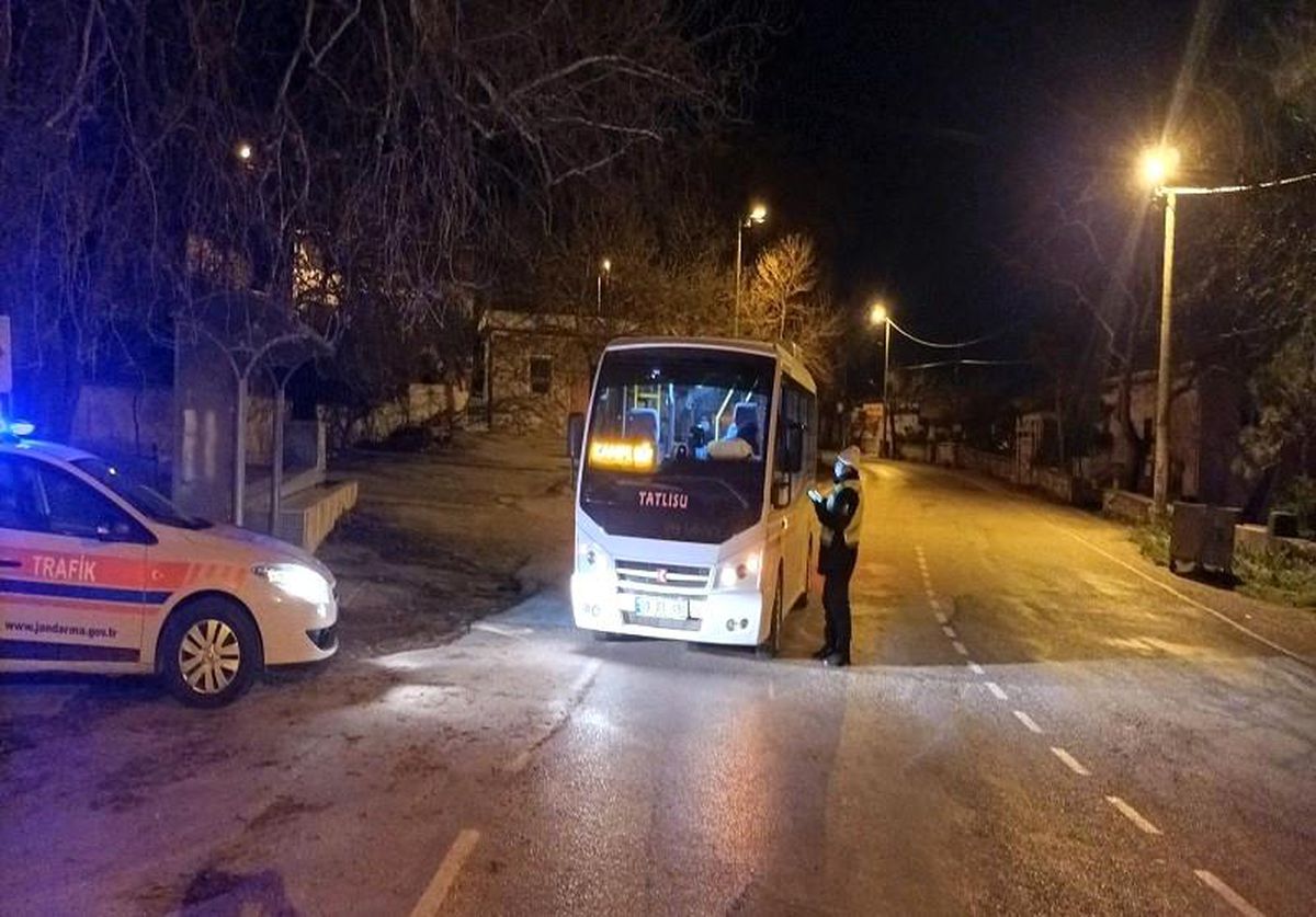 Yol denetimlerinde 16 bin lira ceza kesildi