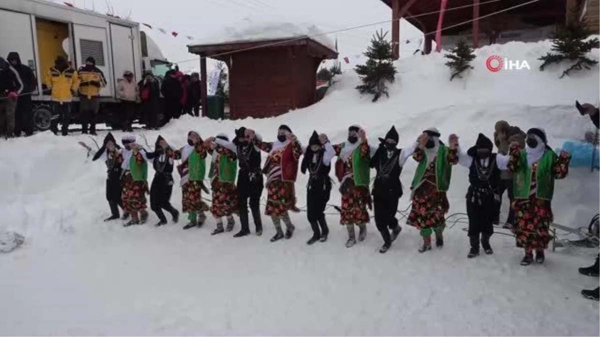 2 bin rakımlı yaylada kış festivali