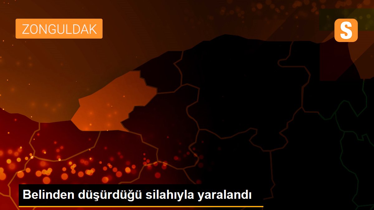Belinden düşürdüğü silahıyla yaralandı