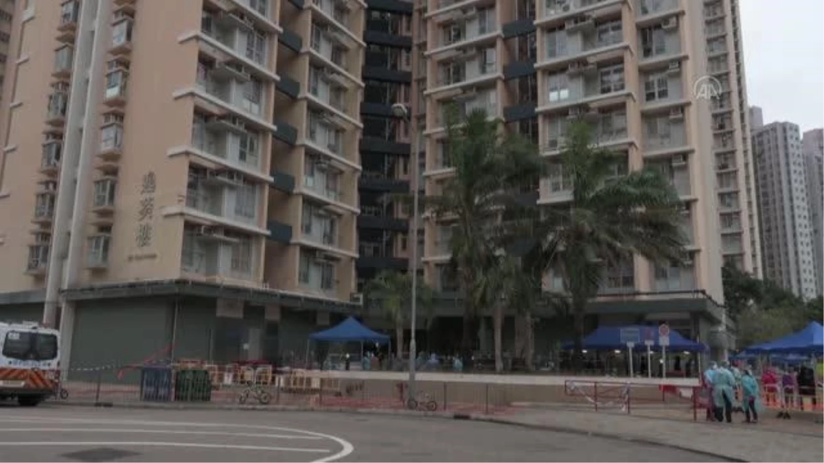 Son dakika haberi... HONG KONG - Koronavirüs nedeniyle toplu konut kompleksi karantinaya alındı