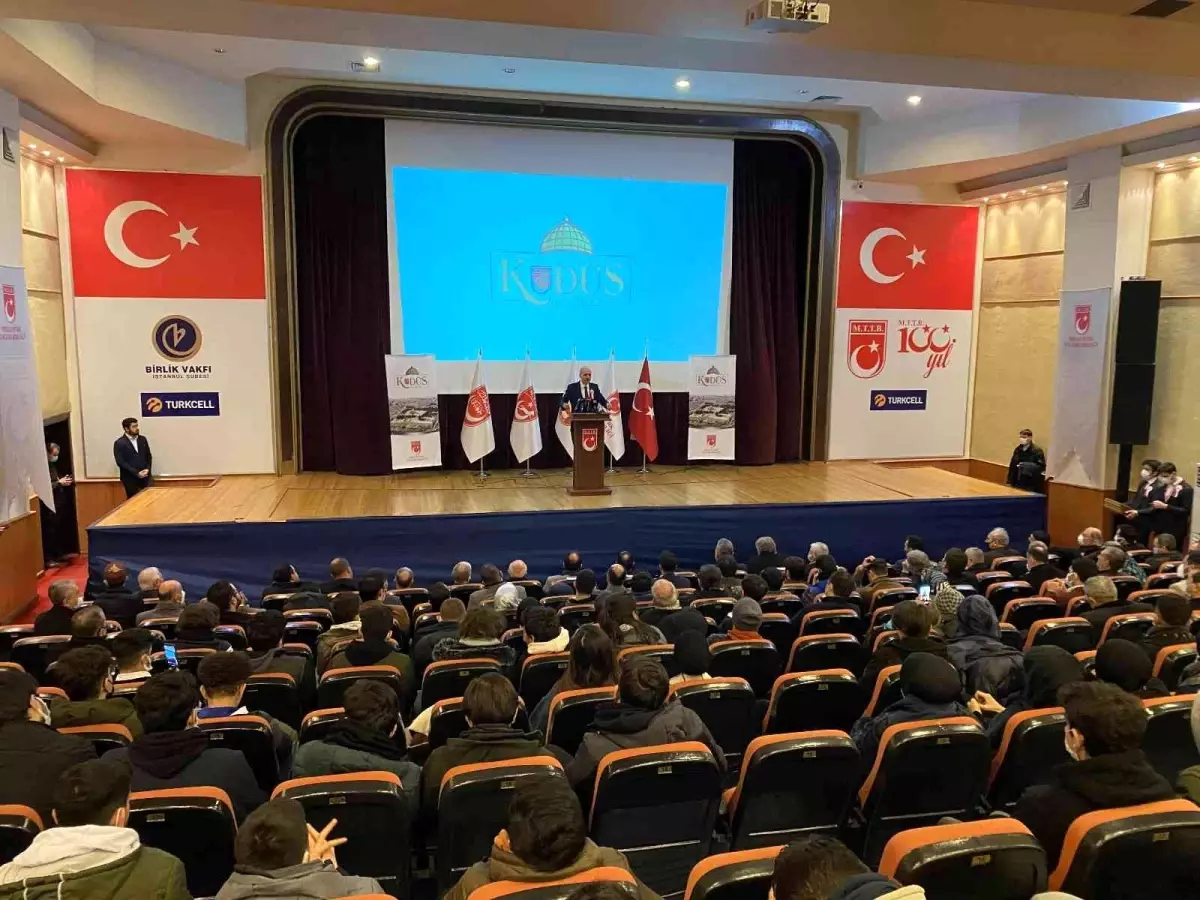 Numan Kurtulmuş "2022 Kudüs Yılı" açılış programında konuştu