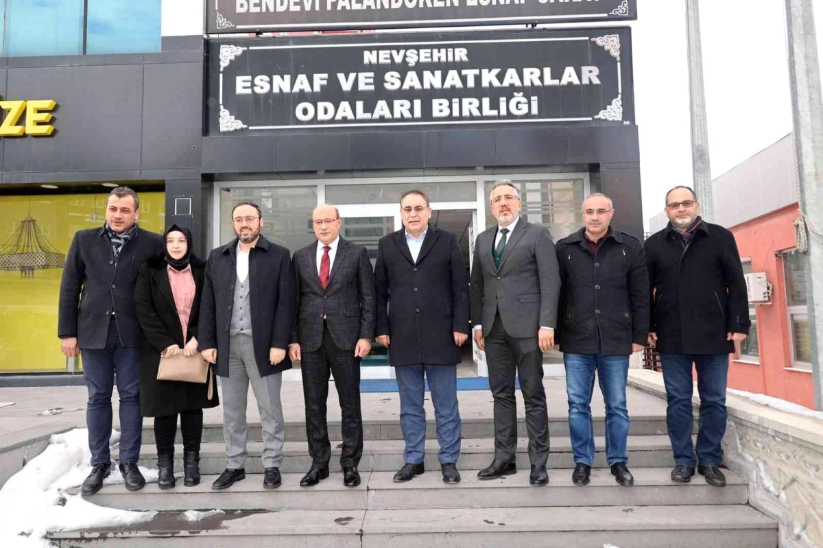 Savran ve AK Parti heyetinden, esnaf odalarına Ziyaret