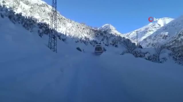 Şırnak'ta 5 saat süren hasta kurtarma operasyonu