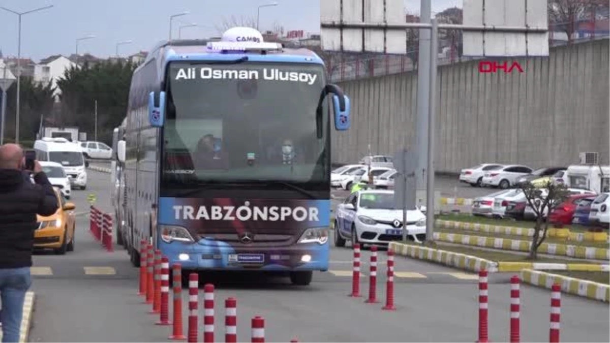 SPOR Trabzonspor, İstanbul\'a uçtu