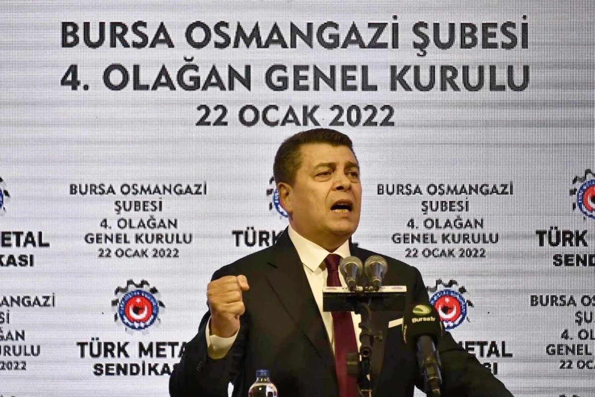 Türk Metal Sendikası Genel Başkanı Kavlak Bursa\'da konuştu Açıklaması