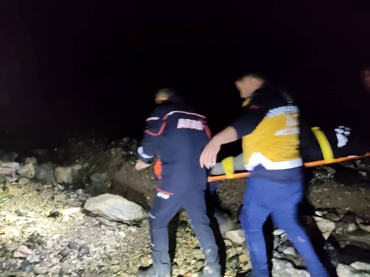 Darp edildikten sonra uçuruma atılan kadının imdadına AFAD yetişti