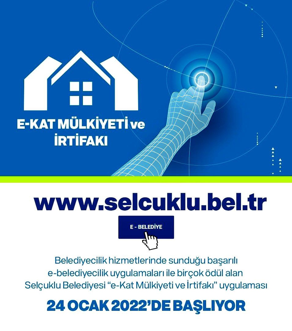 "E-kat mülkiyeti ve irtifakı "uygulaması başlıyor