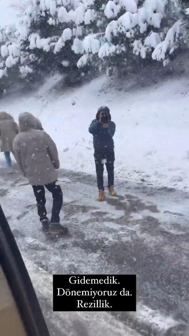 İrem Derici, yoğun kar yağışı yüzünden mahsur kaldı, konseri iptal etti