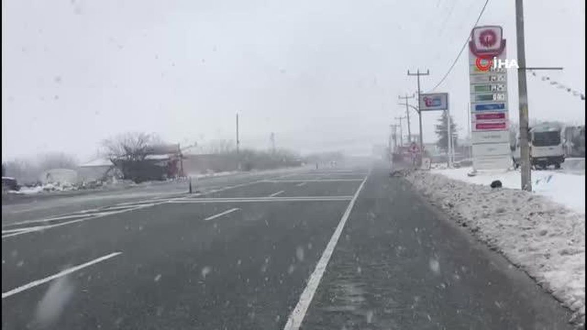 Malatya- Elazığ karayolunda ulaşım kontrollü sağlanıyor