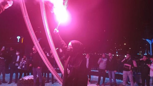 Trabzon'da galibiyet coşkusu