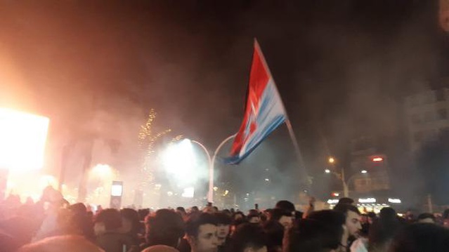 Trabzon'da galibiyet coşkusu