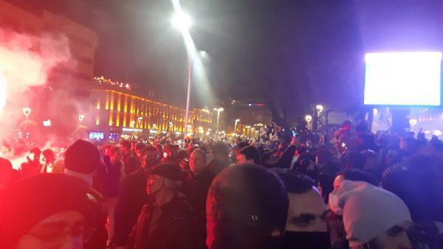 Trabzon'da galibiyet coşkusu