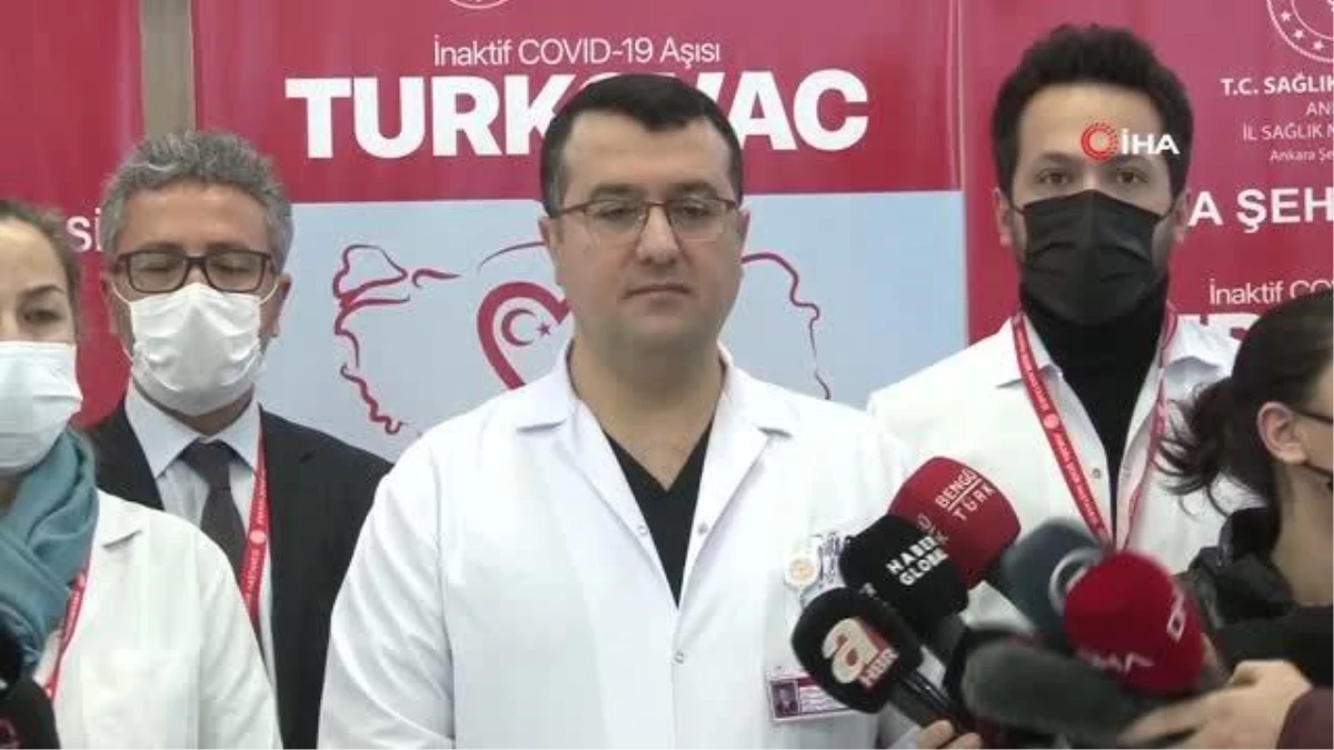 Ankara Şehir Hastanesi Genel Hastane Başhekimi Doç. Dr. İhsan Ateş\'ten Turkovac aşısı ilgili açıklama