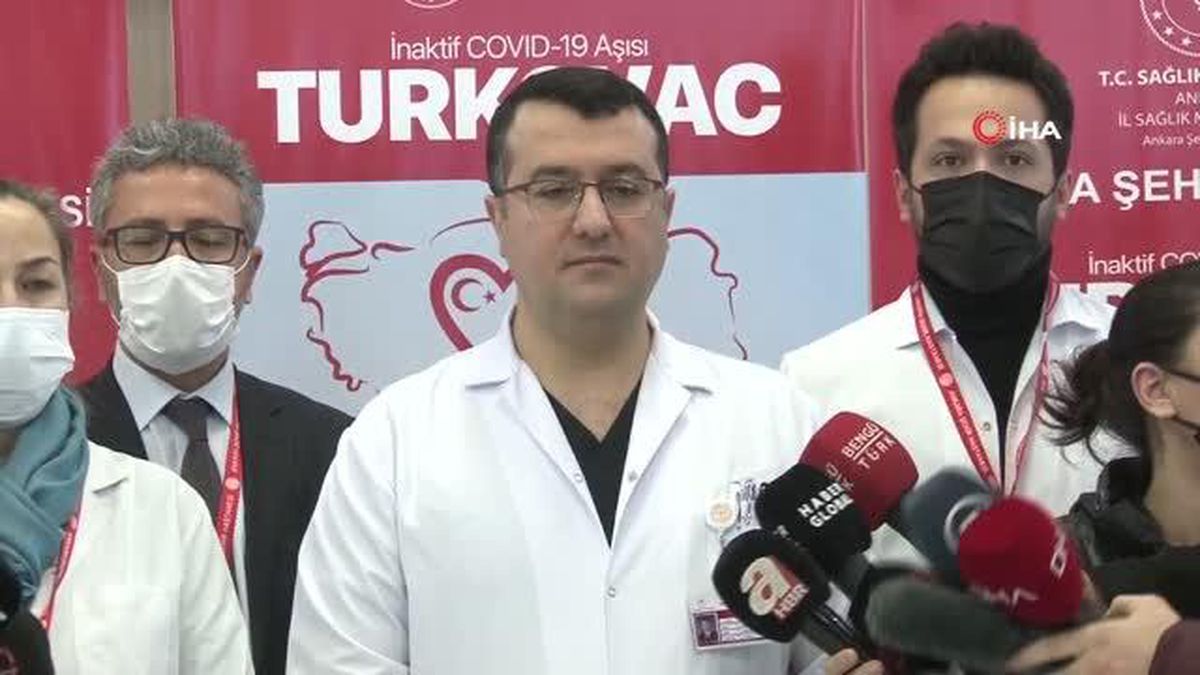 Ankara Şehir Hastanesi Genel Hastane Başhekimi Doç. Dr. İhsan Ateş'ten Turkovac aşısı ilgili açıklama