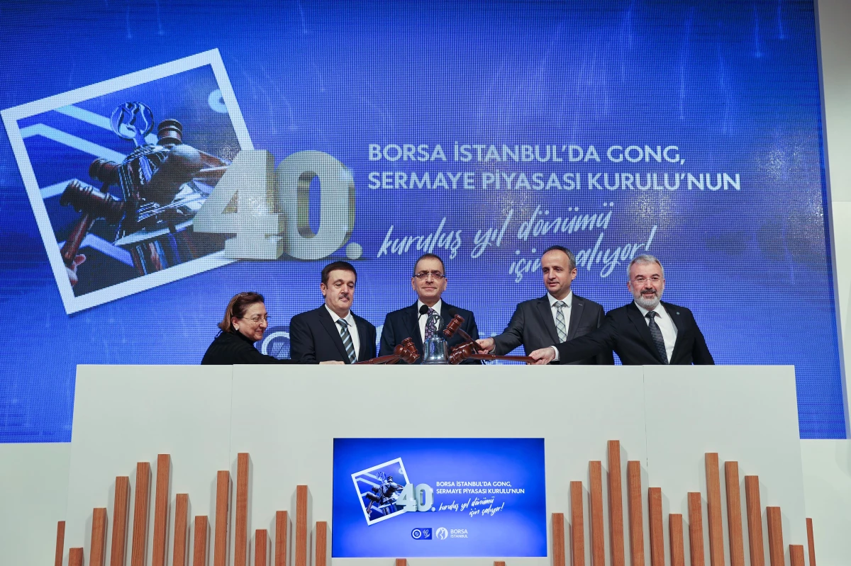 Borsa İstanbul\'da gong SPK\'nin 40\'ıncı yılı için çaldı