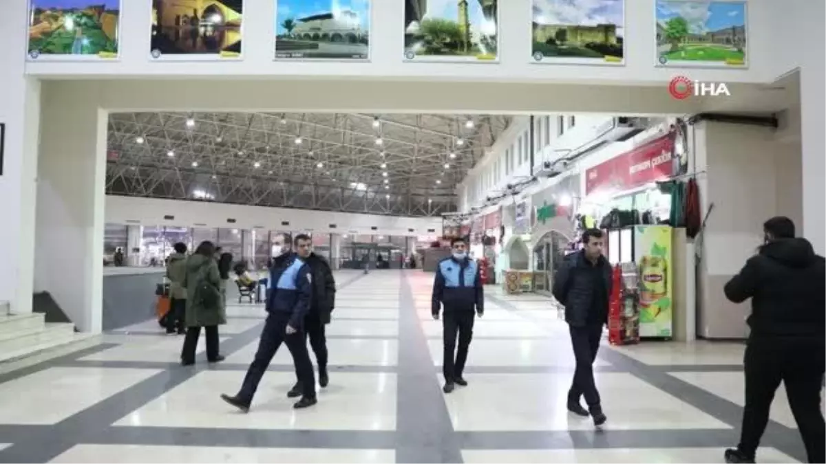 Diyarbakır otogarındaki yolcular otellere yerleştirildi