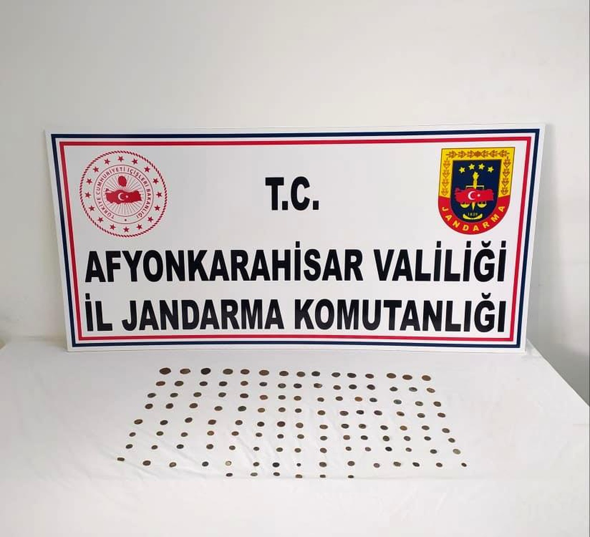 Ellerindeki tarihi sikkeleri satmak isterken jandarmaya yakalandılar