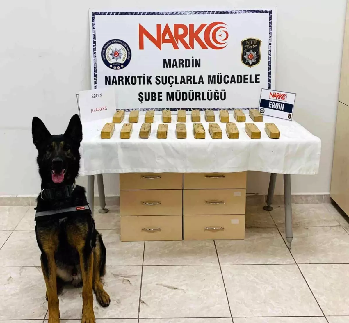 Eroini yedek lastiğe sakladı, ekiplerden kaçamadı