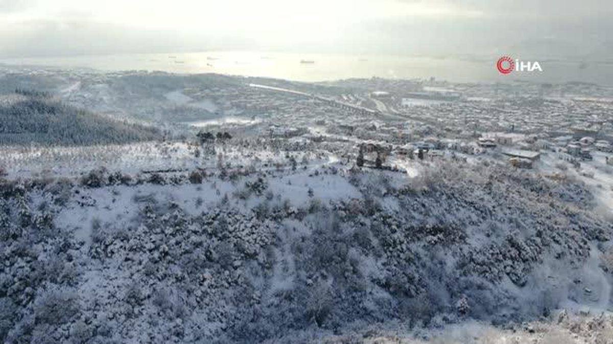 İzmit Körfezi beyaz gelinliğini giydi