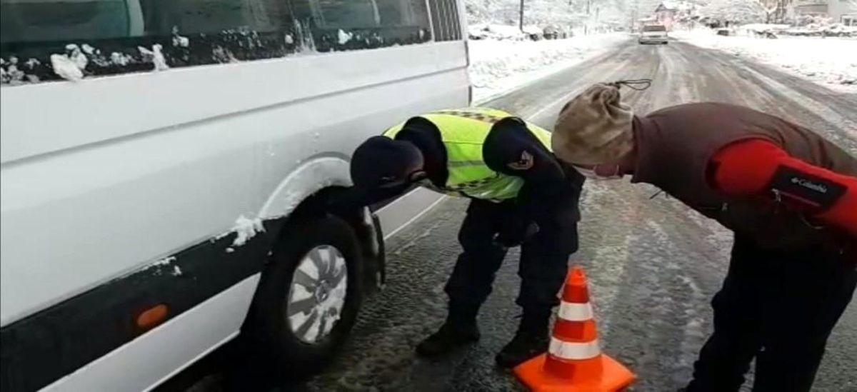 Son dakika haberi: Jandarmadan kış lastiği denetimi