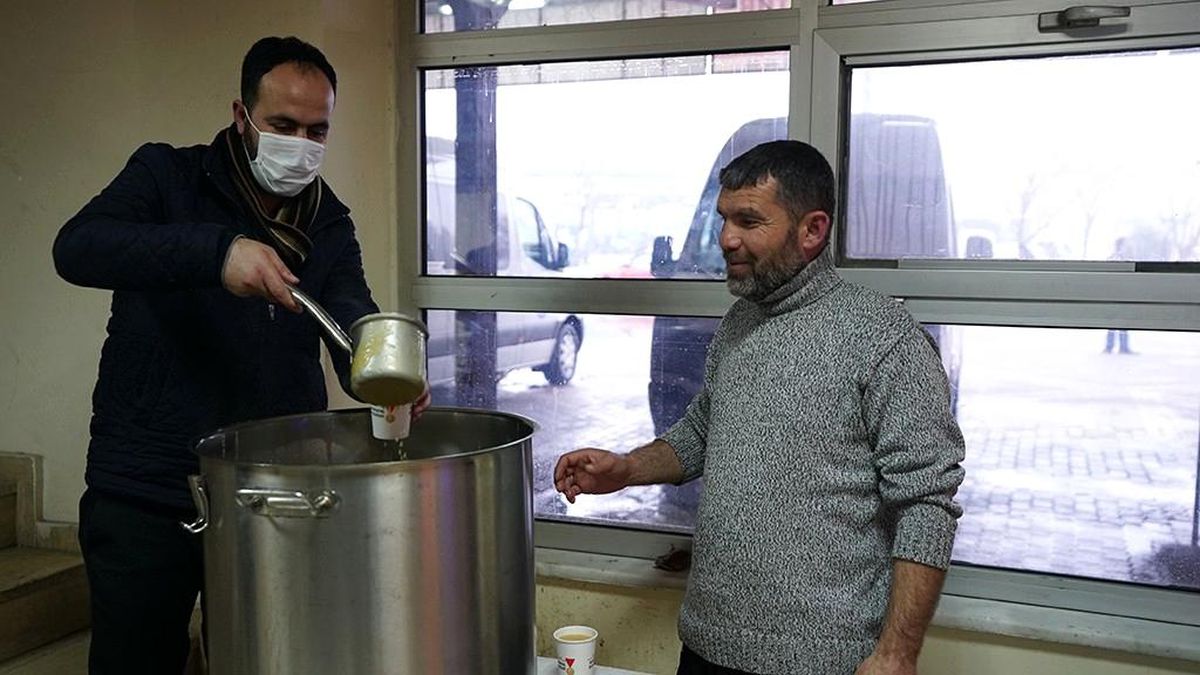 Kahramanmaraş\'ta çorba ikramı