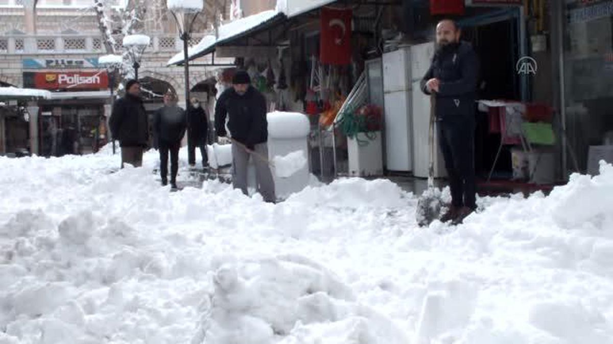 Kar yağışı etkili oldu