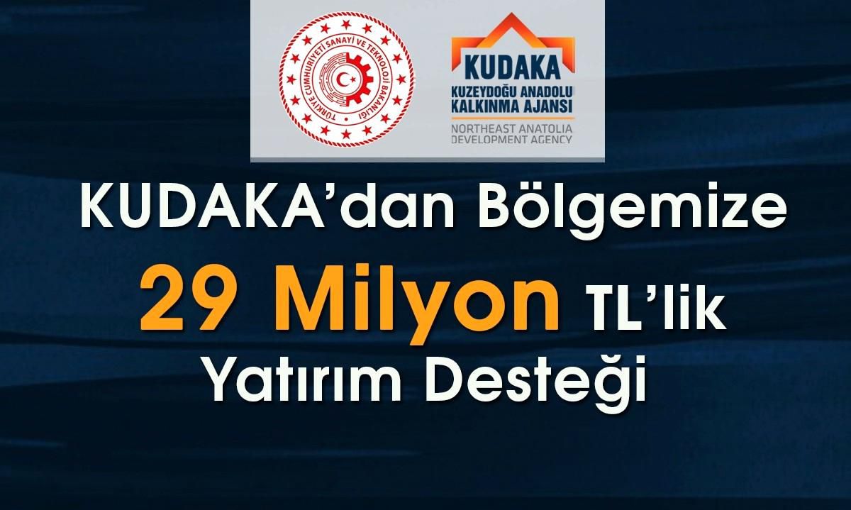 KUDAKA\'dan bölgeye 29 milyon yatırım desteği