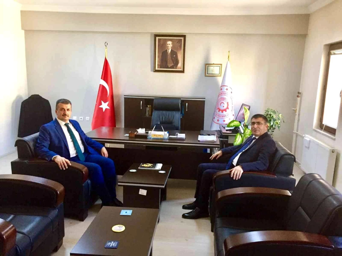 Aktekin\'den Nevşehir Sanayi ve Teknoloji İl Müdürü Yusuf Şahin\'e Ziyaret