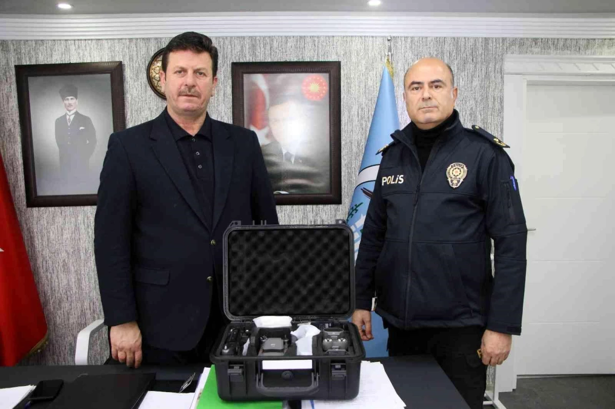 Akyazı Belediyesi\'nden emniyet teşkilatına termal drone desteği