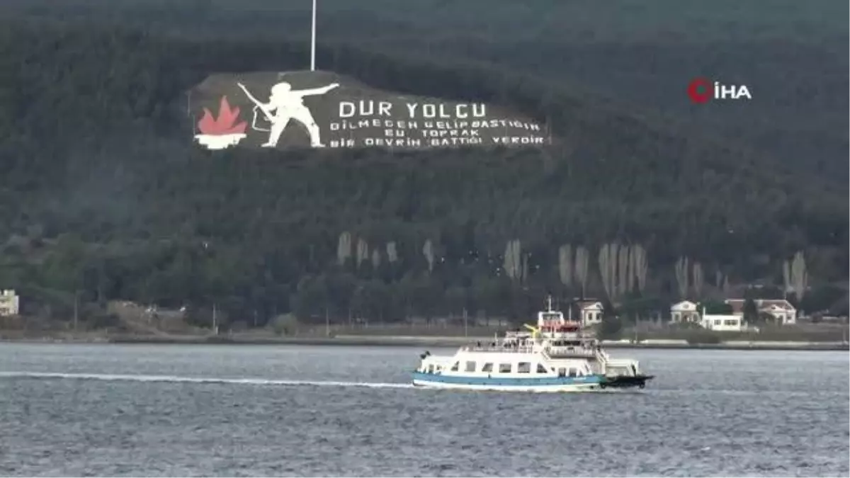 Bozcaada'ya feribot seferleri yapılamıyor