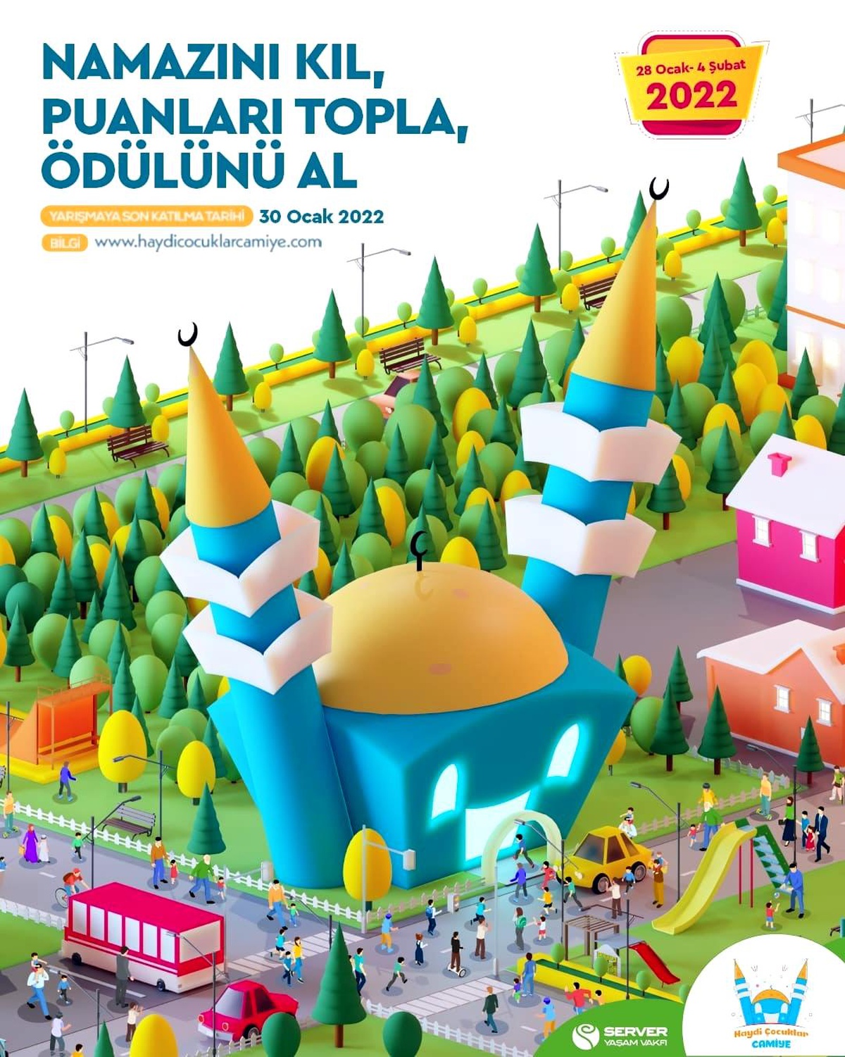 "Haydi Çocuklar Camiye" yarışmasının kayıtları devam ediyor