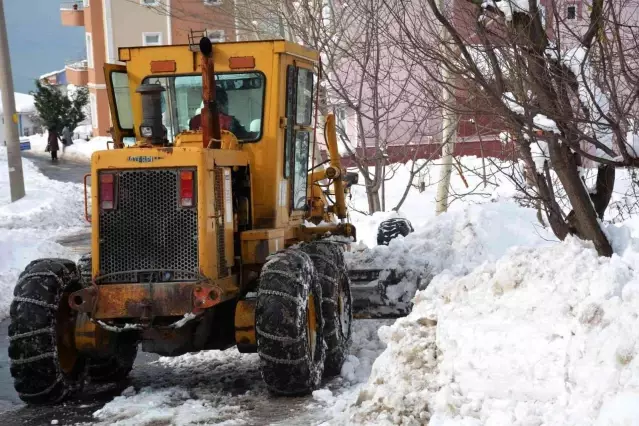 Kdz. Ereğli'de 31 mahalle ve 348 sokakta kar temizliği sürüyor