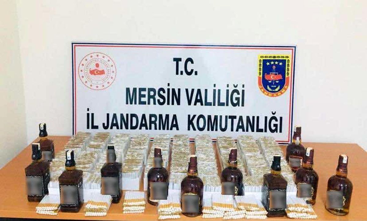 Son dakika haberleri: Mersin\'de sahte içki ve kaçak sigara operasyonu