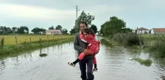 SAMSUN'DA DÜDEN KANALI TAŞTI, TARIM ARAZİLERİ VE EVLER SU ALTINDA KALDI