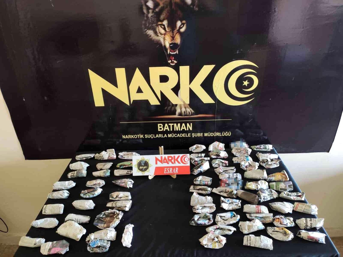 Batman\'da 28 buçuk kilo esrar ele geçirildi: 1 kişi tutuklandı