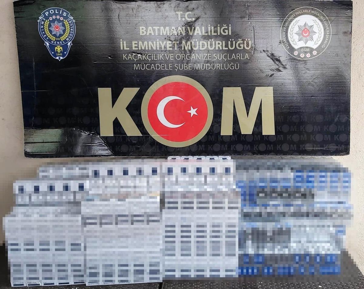 Batman\'da çok sayıda kaçak ürün ele geçirildi