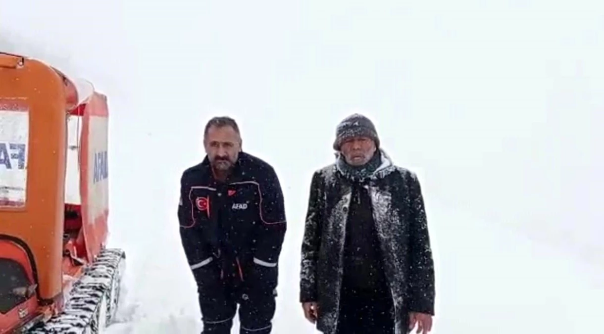 Bingöl\'de donmak üzere olan 2 kişiyi AFAD kurtardı