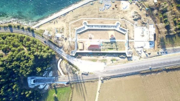 ÇANAKKALE BOĞAZI'NIN 'MUHAFIZI', 202 YILLIK BİGALI KALESİ'NİN RESTORASYONUNDA SONA YAKLAŞILDI