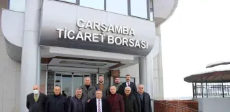 Çarşamba Ticaret Borsası, ilçe protokolünü ağırladı