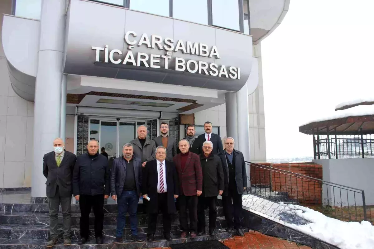 Çarşamba Ticaret Borsası, ilçe protokolünü ağırladı