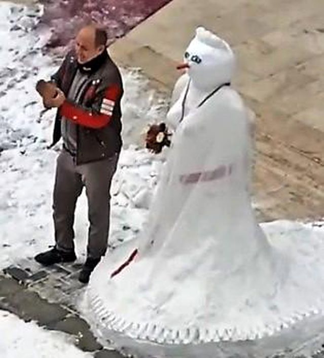 Esnaf karı eğlenceye çevirdi