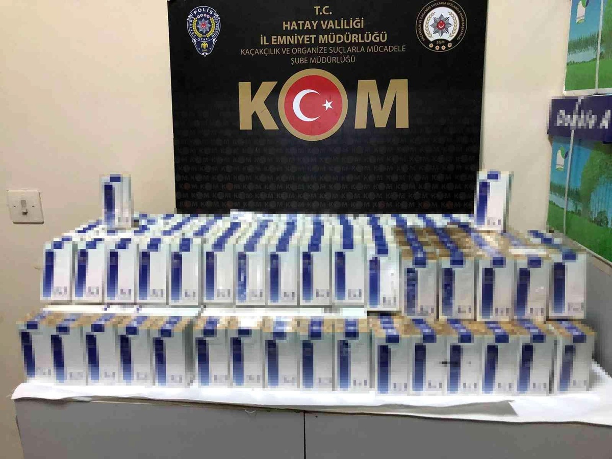 Hatay\'da 390 paket kaçak sigara ele geçirildi