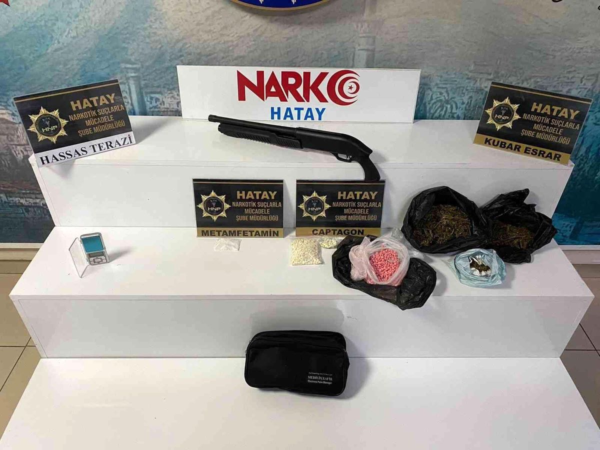 Son dakika! Hatay\'da uyuşturucu operasyonu