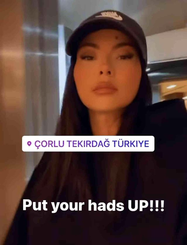 Hava muhalefetinden dolayı Çorlu'da mahsur kalan Inna kara yoluyla ülkesine döndü