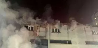 İstanbul'da iplik fabrikasında korkutan yangın