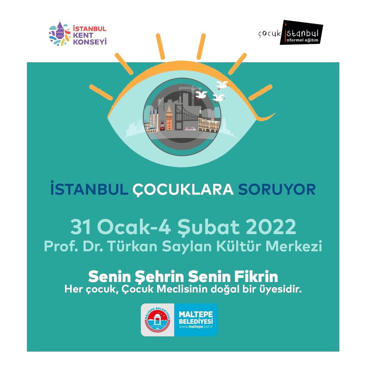 Maltepe Belediyesi\'nden \'İstanbul Çocuklara Soruyor\' projesine destek