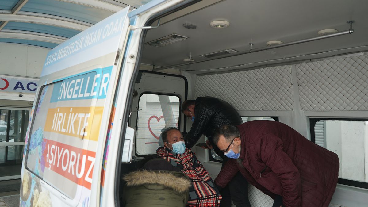 Son dakika haberleri! Nevşehir'de belediyenin desteği ile hastaneye ulaştırılan engelli sağlığına kavuştu